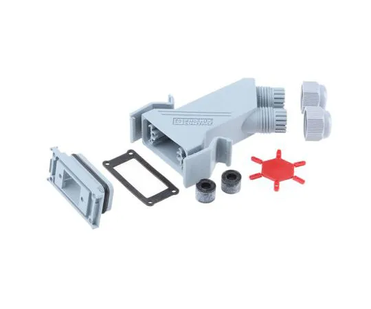 63-7585-53 VS-09-SET-STD Series, Angled 9 Way D-Sub Connector Kit 1689145
