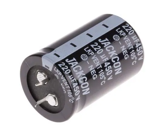 63-7722-49 RS PRO 220μF 450V dc Aluminium Capacitors, Through Hole 30 (Dia.) x 45mm +105°C 30mm 10mm 45mm 173-0292