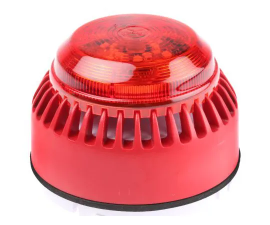 63-7613-30 ROLP Sounder Beacon, Red LED, 9 → 28 V dc ROLP/RL/R/S