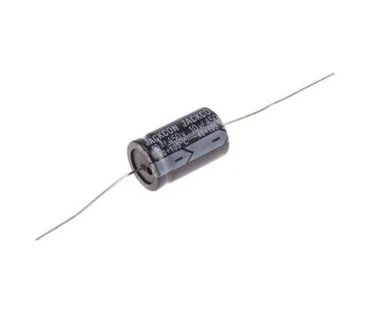 63-7727-93 RS PRO 10μF 450V dc Aluminium Electrolytic Capacitor, Through Hole 16 (Dia.) x 28mm +105°C 16mm 28mm 170-1086