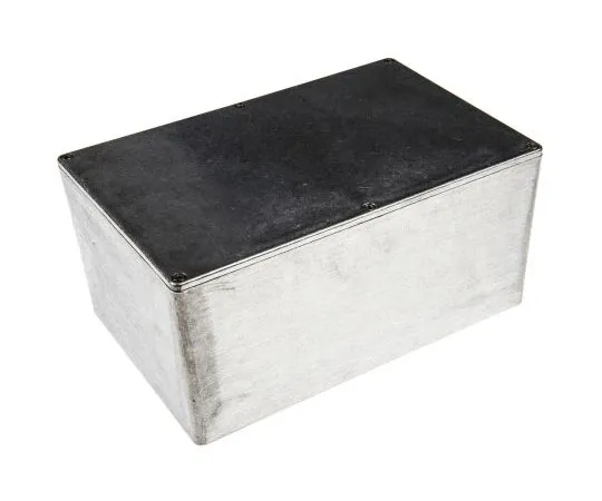 63-7604-89 RS PRO Die Cast Aluminium Enclosure, Shielded, 222.2 x 146 x 106.5mm 517-4437