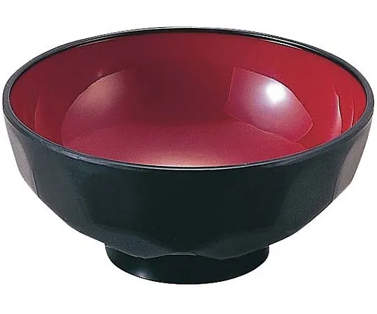 62-6858-31 Two-Color Turtle Soup Bowl SW-121 Black/Inner Wine