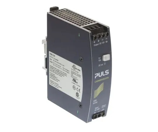 63-7669-34 PULS DIMENSION-CD 96W Isolated DC-DC Converter DIN Rail Mount, Voltage in 18 → 32.4 V dc, Voltage out 12V dc CD5.121