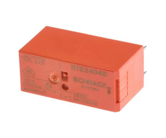 63-7679-86 TE ConnectivityRT2 DPDT Non-Latching Relay PCB Mount, 48V dc Coil, 8A RTE24048