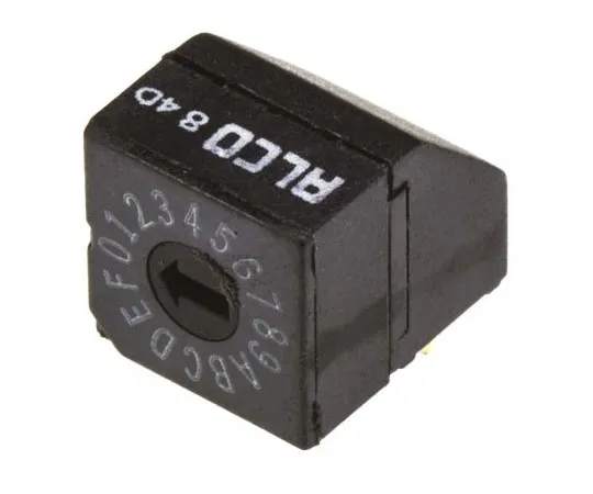 63-7649-80 16 Way Through Hole DIP Switch 16P, Rotary Flush Actuator DRD16RAE04