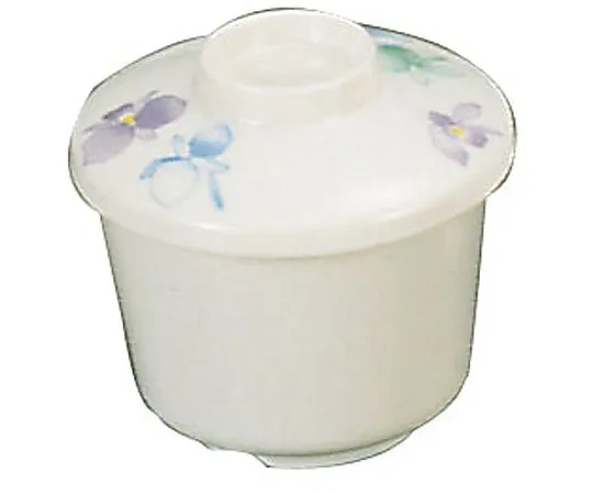 62-6851-18 Melamine "Sumire" steamed bowl with large lid VO-42
