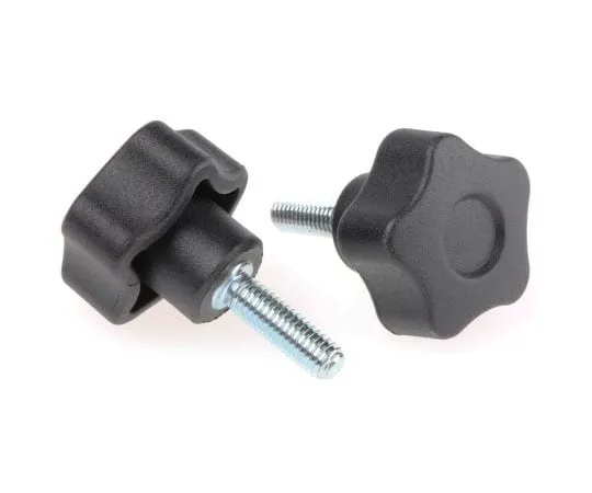 63-7550-76 Elesa Black Polymer Knob 69822, M5 x 16 69822