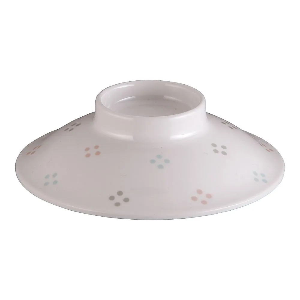 62-6849-62 Melamine 'Hanamon' rice bowl lid M-351-KA