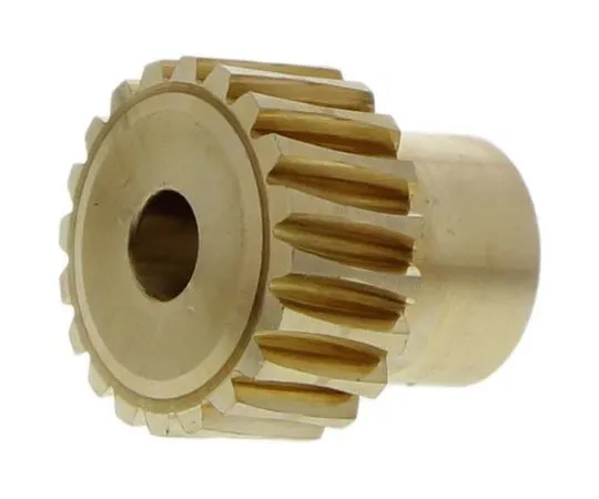 63-7607-35 RS PRO Bronze 20 Teeth Worm Wheel Gear, 16.11mm PitchDiam. , 12mm Hub Diam. , 18mm Face Width 521-6828