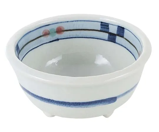63-7196-13 Japanese tableware collection cube three-legged delicacy bowl 8181010