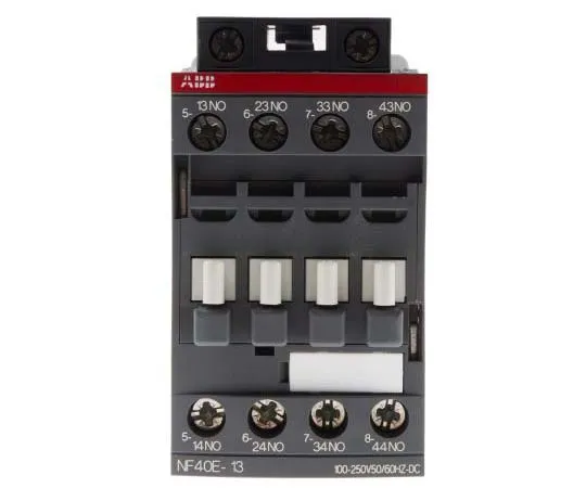 63-7739-26 ABB 4 Pole Contactor, 6 A, 230 V ac/dc Coil, AF Range, 4NO 1SBH137001R1340  NF40E-13