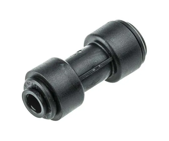 63-7718-44 John Guest PM Pneumatic Straight Tube-to-Tube Adapter, Push In 8 mm PM200806E