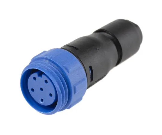 63-7570-39 Bulgin Buccaneer 400 Series In-line Connector, 6 contacts Plug PX0411/06S/4550