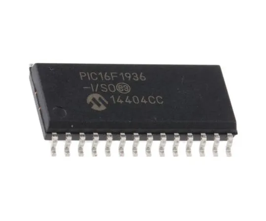 63-7660-72 Microchip PIC16F1936-I/SO, 8bit PIC Microcontroller, 32MHz, 8192 x 14 words, 256 B Flash, 28-Pin SOIC PIC16F1936-I/SO