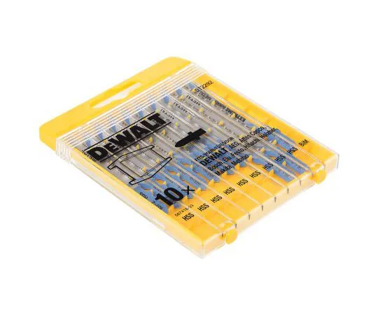 63-7675-64 DeWALT Jigsaw Blade Set For Metal, 50; 55; 72mm Cutting Length 10 Pack DT2292-QZ