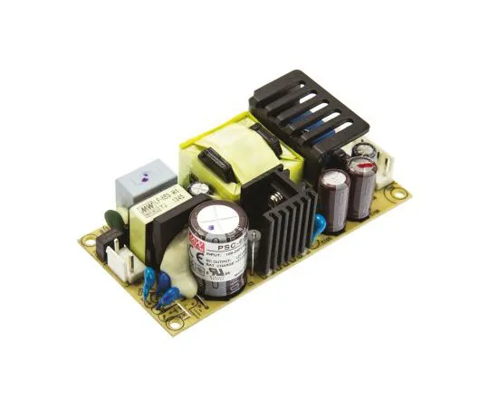 63-7669-39 Mean Well 59W Dual Output Embedded Switch Mode Power Supply SMPS, 1.4 A, 750 mA, 27.6V dc Open Frame PSC-60B
