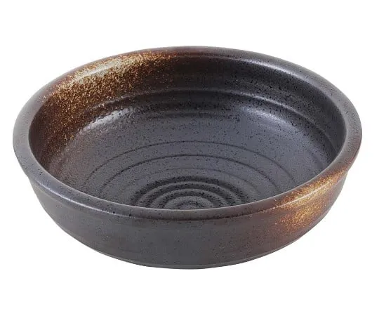 63-7196-01 Japanese tableware collection Bizen-style round bowl 6 cm 8180880