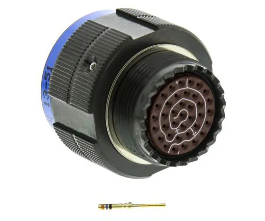 63-7600-30 Amphenol TV Series, 37 Way Cable Mount MIL Spec Circular Connector Plug, Pin Contacts,Shell Size 15, Screw Coupling, TV06RW-15-35PN(W52)