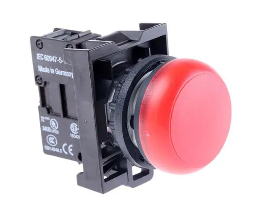 63-7554-98 Eaton M22 Series, Red Pilot Light Head, 22.5mm Cutout 78639224 & M22-L-R+M22-A+M22-LED230-R