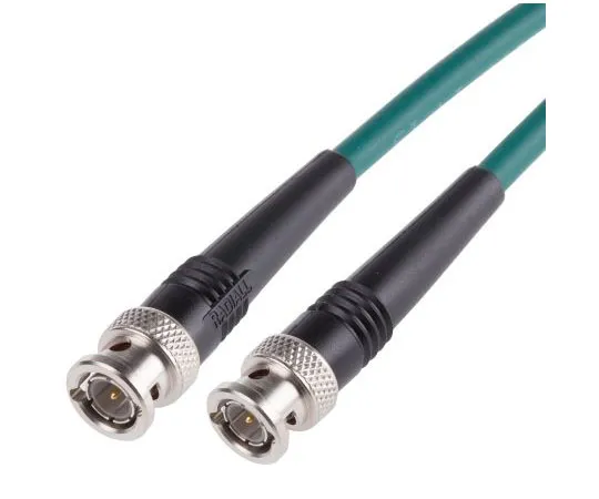 63-7591-18 Radiall Green Male BNC to Male BNC KX6A Coaxial Cable, 75 Ω R284C0351021