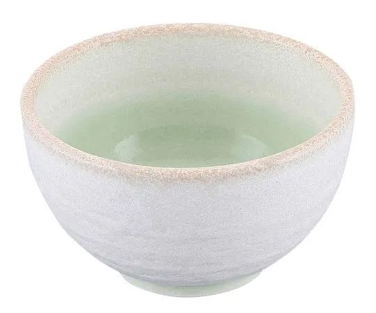 63-7196-80 Japanese Pottery Collection Glazed Wakakusa Grilled Rice Bowl 4 cm 8181700