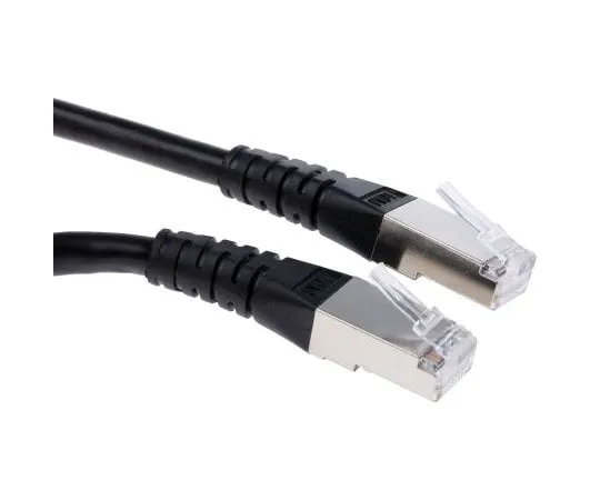 63-7638-37 Roline Black Cat6 Cable S/FTP Male RJ45/Male RJ45, 10m 21.15.1385-40
