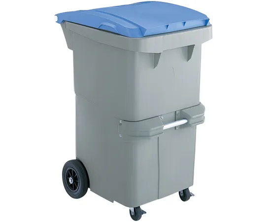 67-8172-71 Recycled Plastic Garbage Box #200 Inverted Blue RCN11R
