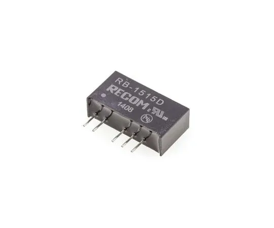 63-7672-33 Recom RB 1W Isolated DC-DC Converter Through Hole, Voltage in 13.5 → 15.5 V dc, Voltage out ±15V dc RB-1515D