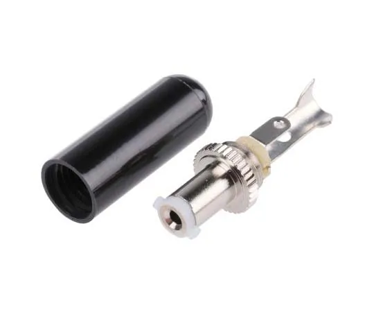63-7719-66 Switchcraft DC Power Plug Rated At 5A, Cable Mount, length 37.1mm, Nickel Plate S760BK