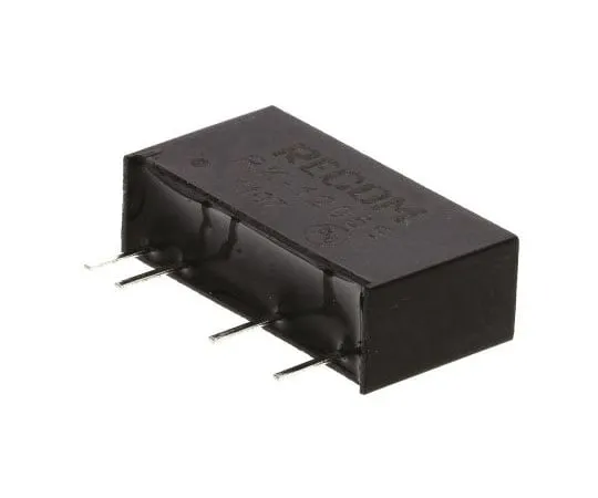 63-7568-11 Recom RK 1W Isolated DC-DC Converter Through Hole, Voltage in 10.8 → 13.2 V dc, Voltage out 5V dc RK-1205S