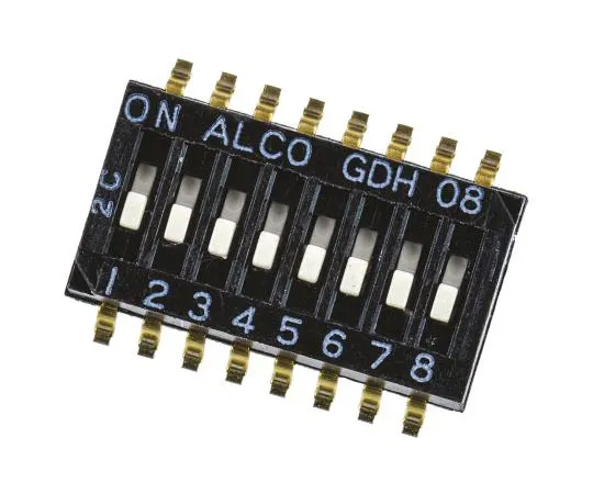 63-7649-74 8 Way Surface Mount DIP Switch 8P GDH08S04