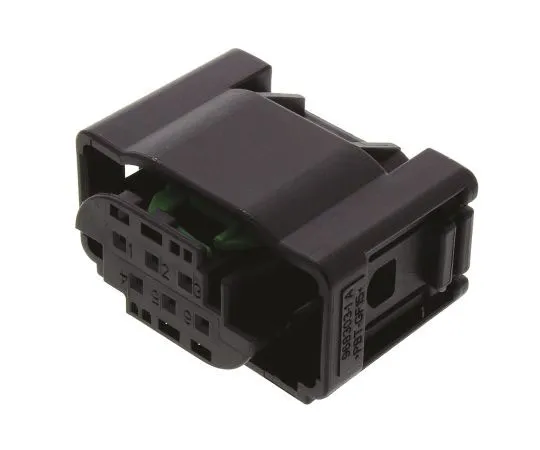 63-7677-06 TE Connectivity Micro Quadlock System Series, 2 Row 6 Way Cable Mount Socket Connector, with Crimp Termination Method 1-967616-1