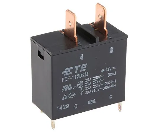 63-7678-92 TE ConnectivityPCF SPNO Non-Latching Relay, 12V dc Coil, 25A PCF-112D2M,000