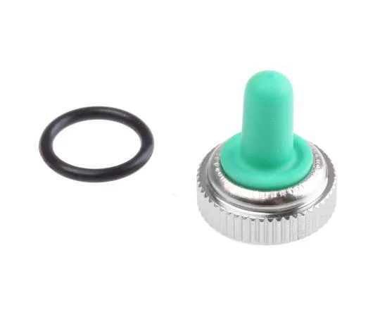 63-7592-62 Green Silicone Toggle Switch Boot U1331-3