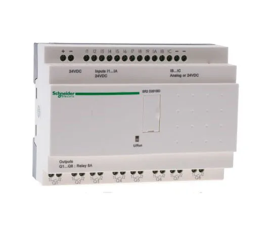 63-7572-41 Schneider Electric Zelio Logic Module, 24 V dc Relay, 12 x Input, 8 x Output Without Display SR2D201BD