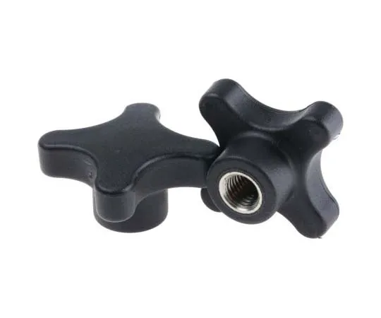 63-7715-40　RS PRO Black Thermoplastic Knob, M12 x 18　702-7752