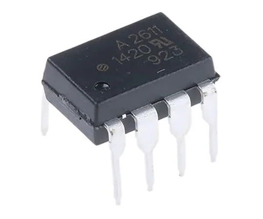 63-7628-42 Broadcom, HCPL-2611-000E DC Input Transistor Output Optocoupler, Through Hole, 8-Pin DIP HCPL-2611-000E