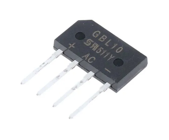 63-7694-48 Taiwan Semiconductor GBL10 D2, Bridge Rectifier, 4A 1000V, 4-Pin GBL GBL10 D2