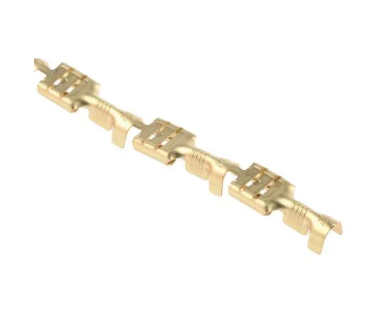 63-7667-02 TE Connectivity FASTON .250 Series Crimp Receptacle, 6.35 x 0.81mm, 1mm² to 2.5mm², 17AWG to 13AWG 2-160256-1