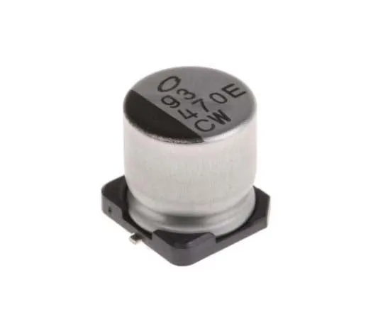 63-7746-75　Nichicon 470μF 25V dc Aluminium Electrolytic Capacitor, Surface Mount 10 (Dia.) x 10mm +105°C 10mm　UCW1E471MNL1GS