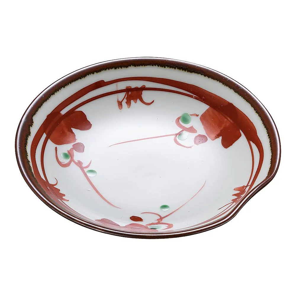 62-6841-33 Old Akae Grape Small Plate T05-48
