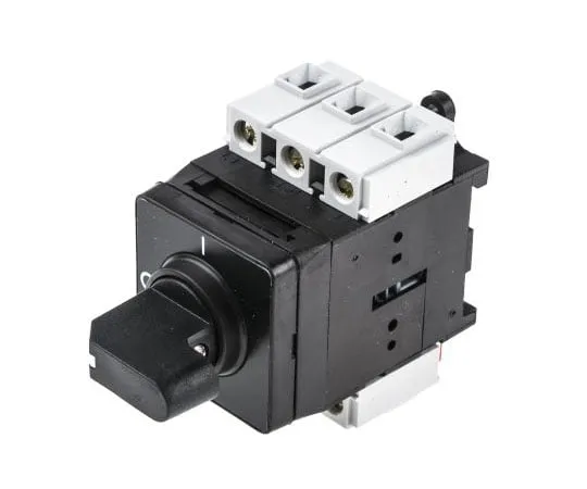 63-7632-51 3 Pole Panel Mount Non F***d Isolator Switch, 25 A, 15 kW, IP20, IP65 VVD0