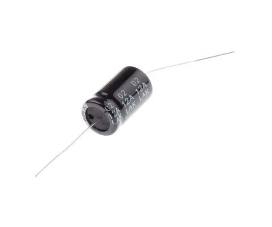 63-7728-51　RS PRO 2200μF 10V dc Aluminium Electrolytic Capacitor, Through Hole 13 (Dia.) x 22mm +105°C 13mm 22mm　162-0731