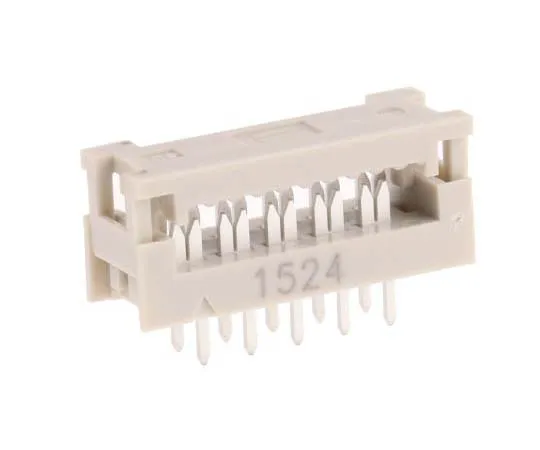 63-7703-11 Harting 10-Way IDC Connector Plug for  Through Hole Mount, 2-Row 9181109622