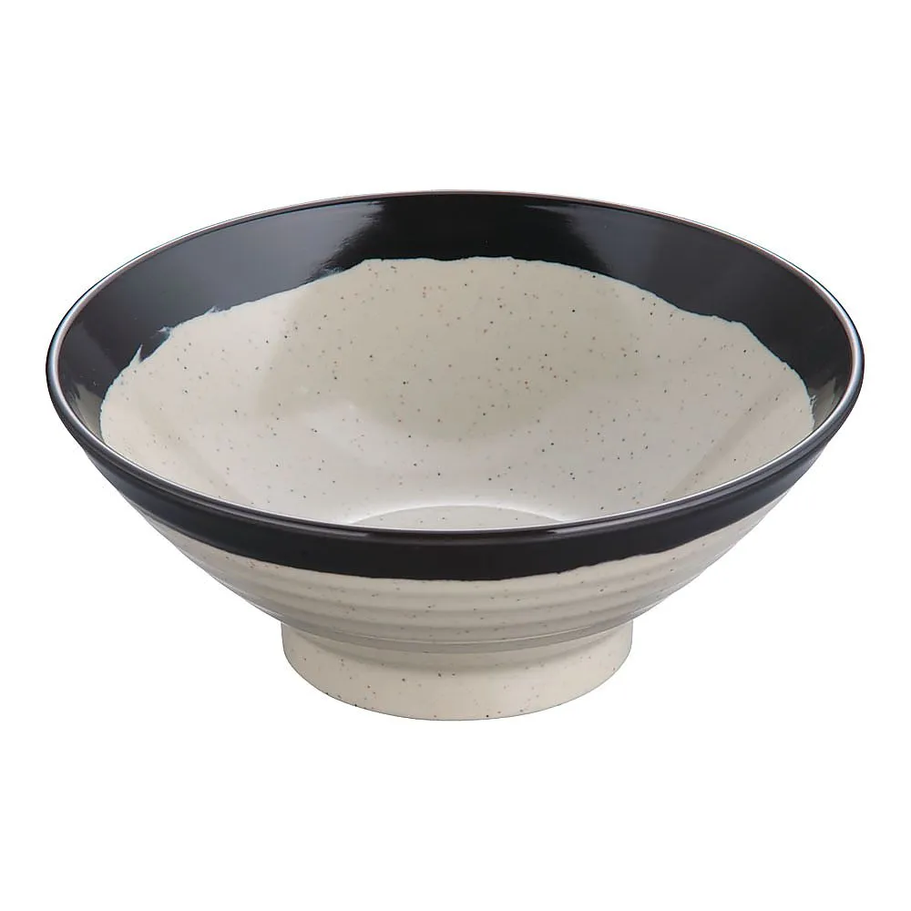 62-6848-52 Melamine "Shigaraki" Soba Rice Bowl (Large) MM-101