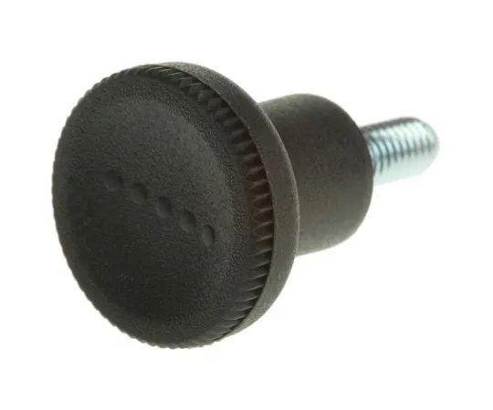 63-7550-93 RS PRO Black Polymer Knob, M6 x 16 448-8892