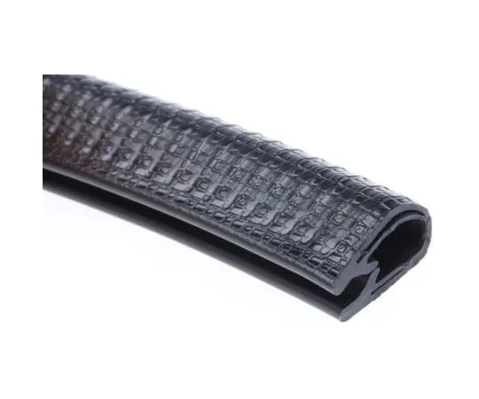 63-7640-82 RS PRO PVC Black Edge Protector Strip, 20m x 16.8mm x 10.5mm 619-1534