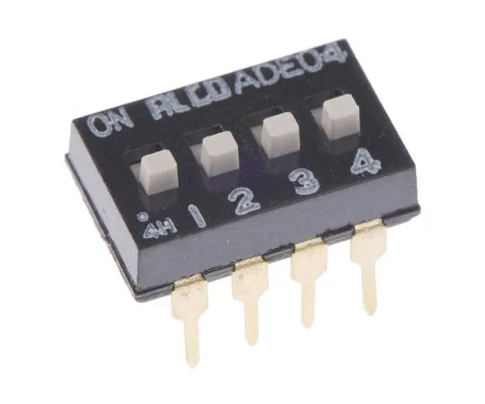 63-7649-75 4 Way Through Hole DIP Switch 4P ADE0404