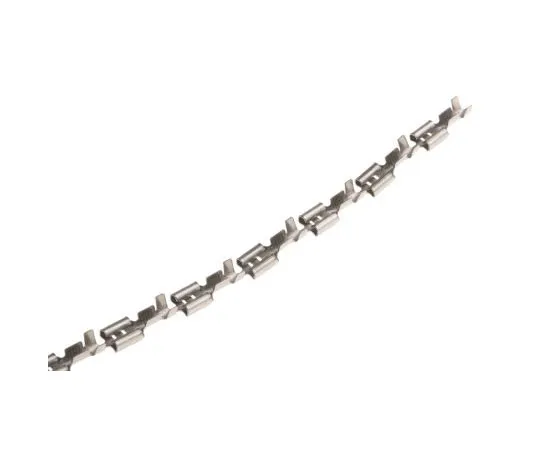 63-7667-03 TE Connectivity FASTON .250 Series Crimp Receptacle, 6.35 x 0.81mm, 1mm² to 2.5mm², 17AWG to 13AWG, Nickel Plated 4-160256-2