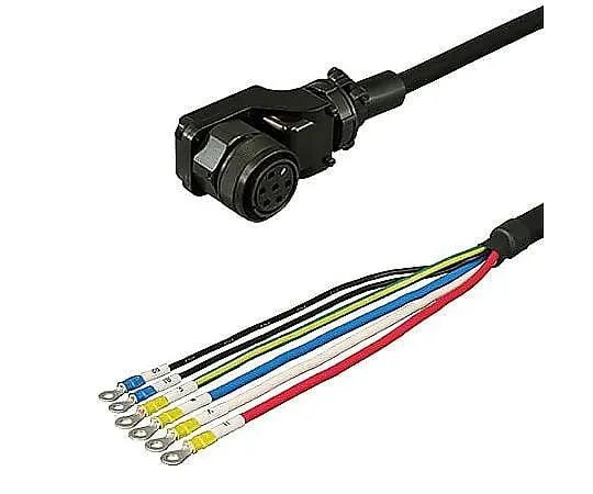 69-5833-08　Power Cable Low Back Angle Plug - Round Crimp Terminal Movable 25 m DSVPWS2LL-55BM-025-E　DSVPWS2LL-55BM-025-E
